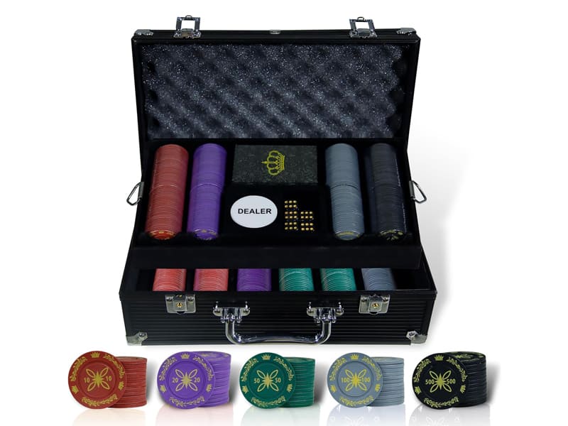 Mallette de Poker 300 ou 500 jetons