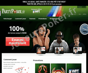 PartyPoker Accueil