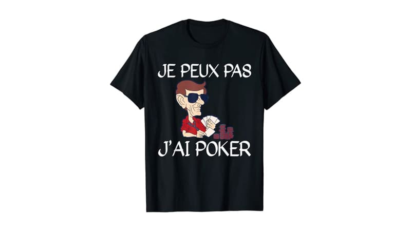 Tee-shirt joueur de Poker